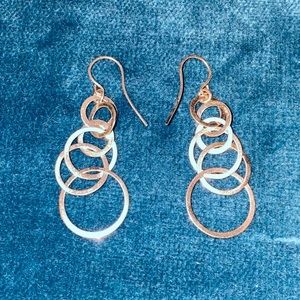 Silver earrings